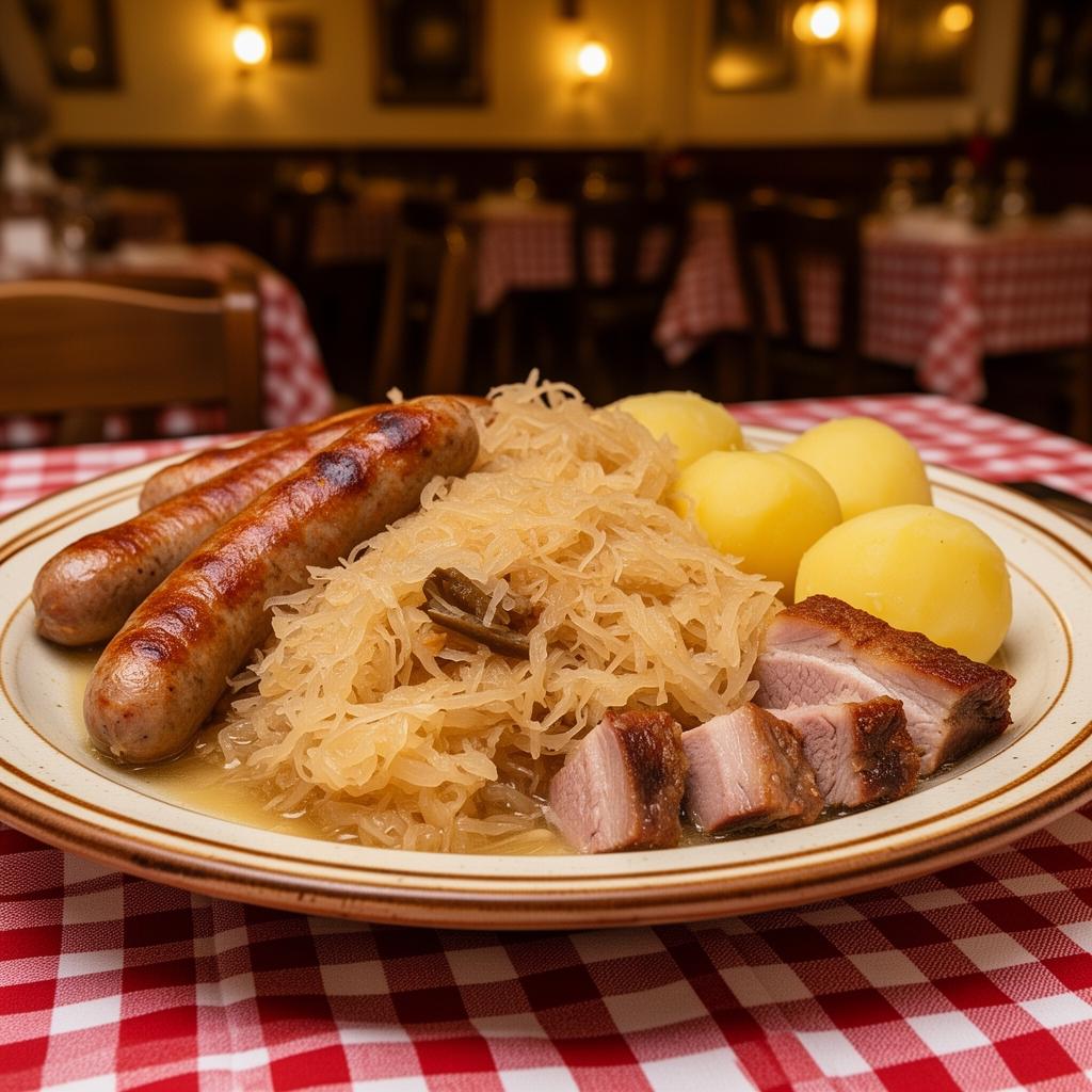 Authentic Alsatian food 2